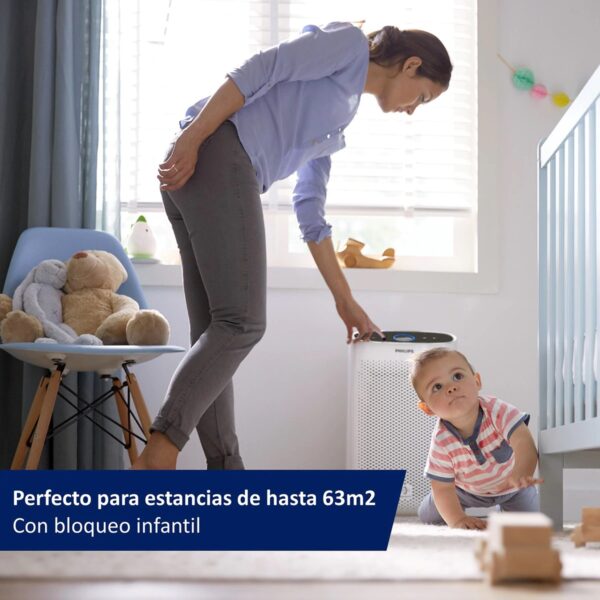 Purificador de aire Philips S1000 con filtro HEPA - Imagen 4